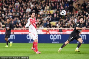 法甲-南野拓实一剑封喉科雷尔直红 巴黎0-1十人摩纳哥