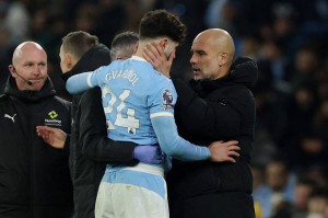 防线告急！曼城官方：格瓦迪奥尔右腿胫骨骨折 将接受手术