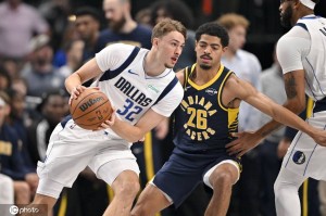 弗拉格15+10西亚卡姆27+13 独行侠险胜步行者 弗拉格15+10西亚卡姆27+13 独行侠险胜步行者