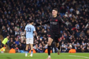 英超第3不敌德甲第三，曼城欧冠首败：0-2勒沃库森，瓜帅轮换付出代价